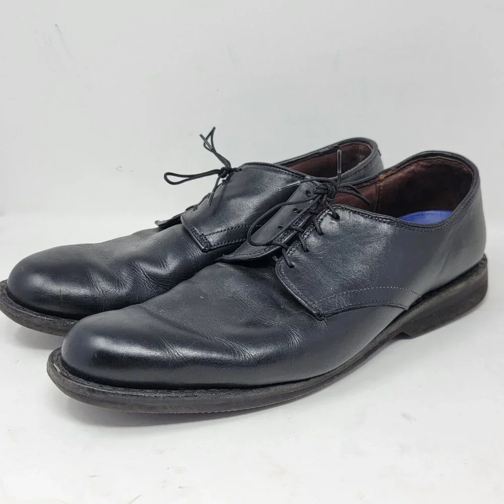 Allen Edmonds Road Warriors Black Leather Lace Up Shoes Men's Size 11